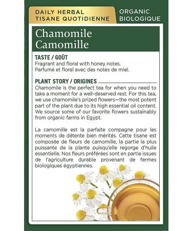 Traditional Medicinals - Organic Chamomile Herbal Tea (Pack of 6) - Soothing and Relaxing - 96 Tea Bags Total Tea Chamomile 16 Count (Pack of 6) - Buy Online on SooperMarket.com