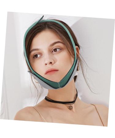 Baluue Face-lifting Tool Belt Beauty Bandage Reusable v Line Belt Slimming Mask Green Spandex - Buy Online on SooperMarket.com