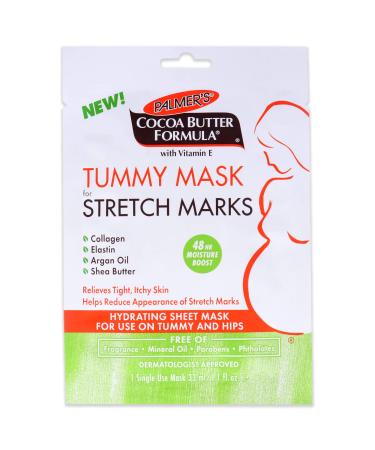 Palmers Cocoa Butter Formula Tummy Mask for Stretch Marks Sheet Women Mask 1 Pc