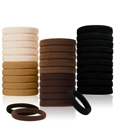 Sularpek 30 pieces of hair tie women hair tie thick hair braid rubber women elastic hair bands ponytail hair tie hair band ponytail for girls women 30 pieces (1 Pack)