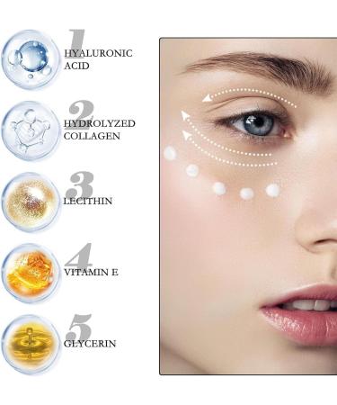 Instant Eye Cream Tightener 30 ml Instant Firm Eye Tightener Instant Eye Bag Cream with Brush for Dark Circles and Reduce Puffiness Fade Fine Lines for All Skin Types - Buy Online on SooperMarket.com