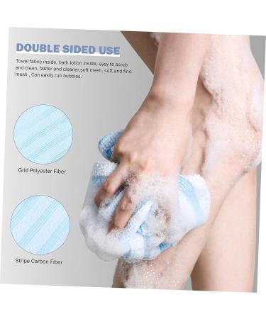 Healeved Bath Towel Back Scrubber Set - Exfoliating Body Spa Towels for Clean and Smooth Skin - 2pcs - Buy Online on SooperMarket.com