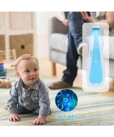 Woeau Baby Nail Clippers with LED Light and 6 Grinding Heads - Safe and Reusable Baby Nail File for Newborns, Toddlers, and Adults - Buy Online on SooperMarket.com