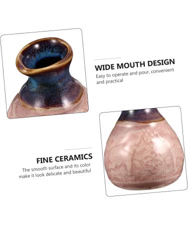 Amosfun 1 Set Aromatherapy Bottle Vinegar Dispenser Essential Oils Diffuser Fragrance Liquid Bottle Condiment Containers Ceramic Oil Dispenser Cruets Dispenser Ceramics Sake Bottle Spa 9.5X5.5cm Pink - Buy Online on SooperMarket.com