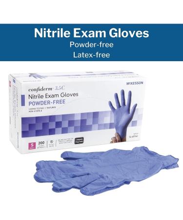 McKesson Confiderm 3.5C Nitrile Latex-Free Small Exam Gloves - Chemo Tested, Powder-Free, 200/BX - Buy Online on SooperMarket.com