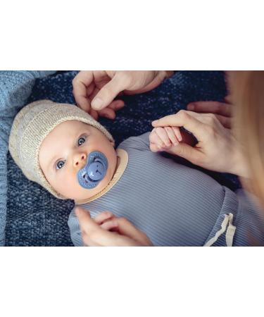 LOVI Dynamic Pacifier 3-6 Months | Silicone BPA-Free | Hey Collection | Blue 2 Pack | Safe for Your Baby - Buy Online on SooperMarket.com