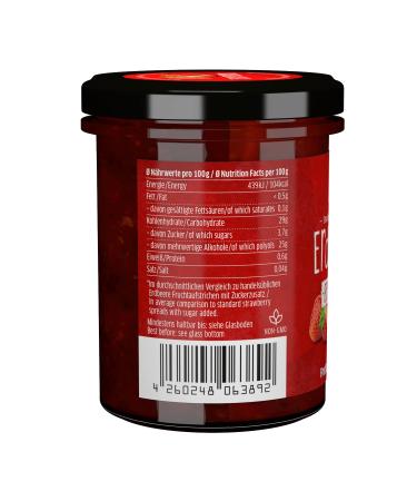 Xucker Jam Fruit Spread - 3 Flavors: Strawberry Apricot & Raspberry | 74% Fruit Xylitol Vegan Non-GMO | 3 x 220g - Buy Online on SooperMarket.com
