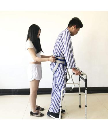 Transfer Belt with Leg Loops Medical Nursing Safety Gait Assist Device - for Patient Care Secure Aide Transfer Sling - Pediatric Elderly (Blue) - Buy Online on SooperMarket.com