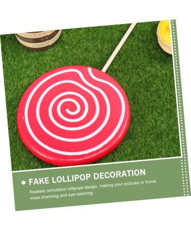 Alipis 8 Pcs Christmas Lollipop Ornaments Giant Lollipop Prop K ds Toys Lollipop Prop Realistic Peg with Hook Food Decor Micro Toys Wedding Decorations Wooden Unique Party Supplies Child - Buy Online on SooperMarket.com