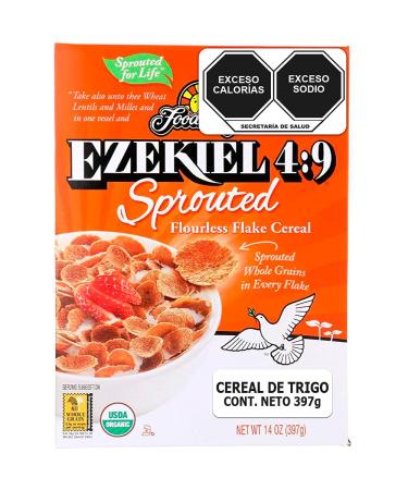 Food For Life, Cereal Sprouted Flakes Original Organic, 14 Ounce