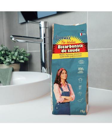 Starwax Fabulous 100% Natural Baking Soda - 1 kg | Eco-Friendly Cleaning & Baking Solution - International Shipping Available - Buy Online on SooperMarket.com