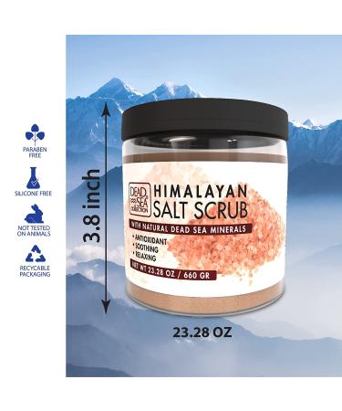 Dead Sea Collection Salt Body Scrub 23.28 OZ with Himalayan Salt & Organic Oils - Buy Online on SooperMarket.com