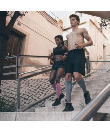 Buy CEP Women s Compression Running Sleeves - Ultralight Calf Sleeves in Electric Pink & Light Grey for Optimal Performance - Buy Online on SooperMarket.com