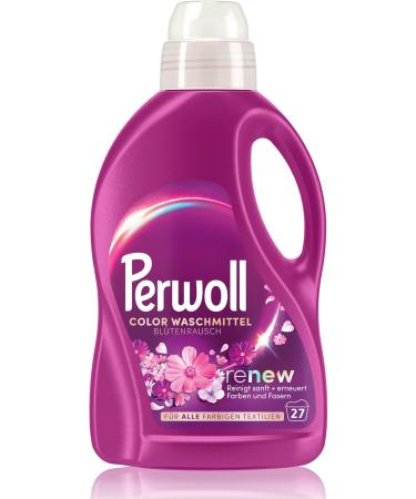 Perwoll Flower Frenzy Detergent 1.35L - Triple-Renew Color Care for 27 Washes | Fine Detergent for All Colored Textiles - Buy Online on SooperMarket.com