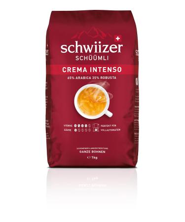 Schwiizer Sch mli Intenso capsule bean coffee 1kg - intensity 4/5 - UTZ-certified Schwiizer Sch mli Intenso Single