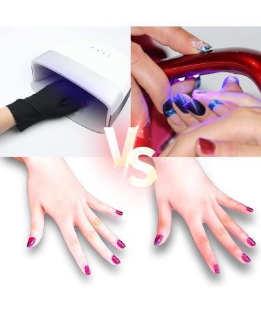 Misoce UV Protection Manicure Gloves for Gel Nail Lamp - Anti UV Tape Included - Buy Online on SooperMarket.com