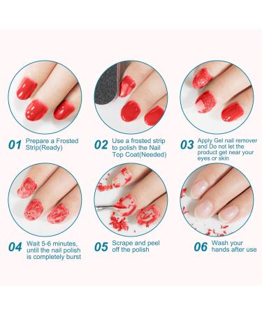 shifakou Gel Nail Polish Remover -Professional Nail Remover Gel Polish Remover For UV/Natural Gel Acrylic Nails-Quickly Removes Soak-Off Gel Polish-NO-IRRITATING - Buy Online on SooperMarket.com