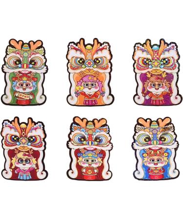 6X 2024 Chinese New Year Red Envelopes Red Pockets Lunar Cute Hong Bao for Spring Festival Graduation Gifts B Style B - Buy Online on SooperMarket.com