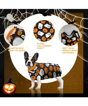 Buy Hipet Recovery Suit for Dogs & Cats - Prevent Licking Wound Healing & Skin Care | Male/Female | E-Collar Alternative | Size L (Halloween) - Buy Online on SooperMarket.com