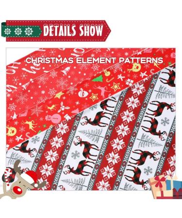 Dog Bandanas 4 Pack Dog Christmas Bandana Classic Buffalo Plaid Pets Scarf Triangle Bibs Neckerchief Set Pet Costume Accessories Decoration for Small Medium Large Dog and Cats 4PC Xmas - Buy Online on SooperMarket.com