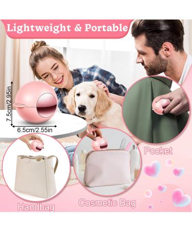 Foot Roll Reusable Clean Ball - Washable Lint Roller & Hair Remover for Pet Fur - Pocket Size Sticky Roller in Pink | International Shipping Available - Buy Online on SooperMarket.com