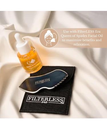 Detailer Stainless Steel Gua Sha Tool - Facial Massager for Jawline Sculpting & Lymphatic Drainage | International Shipping Available - Buy Online on SooperMarket.com