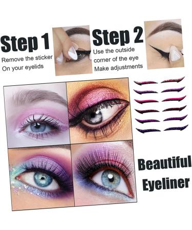HAPINARY 6pcs Eyeliner Nasal Trimmers for Men Eye Line Strip Glitter Duct Tape Double Eyelid Tapes Plastic - Buy Online on SooperMarket.com