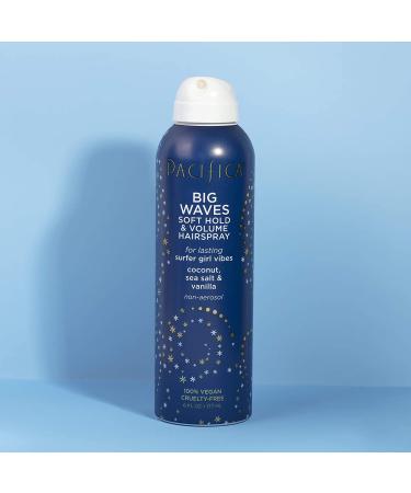 Pacifica Beauty Big Waves Hairspray - Coconut Sea Salt Vanilla - Beachy Waves for All Hair Types - Vegan & Cruelty Free - Buy Online on SooperMarket.com