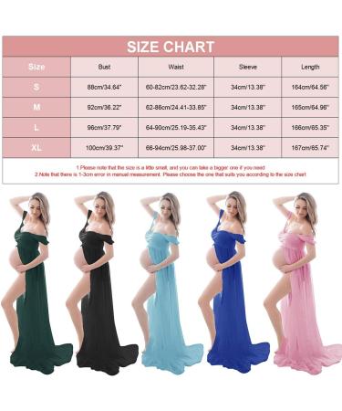 FEOYA Maxi Maternity Dress: Lace Strapless Gown for Pregnant Women Photography - Black - Buy Online on SooperMarket.com