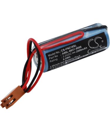 2000mAh Battery Replacement for GE FANUC CNC Power Mate - A06B-0168-D111 A02B-0200-K106 IC693ACC301 A02B-0118-K111 A02B-0177-K106 (3.0V) - International Shipping Available - Buy Online on SooperMarket.com