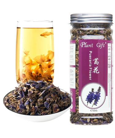 Plant Pueraria Lobata Flower Tea Of course 100% Pueraria Lobata flower tea fragrances tea premium organic loose dried tea skin care herbs health flower tea ge hua 50g / 1.7oz 50g-pueraria lobata flower
