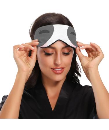 Haskirky Light Blocking Eye Mask - Adjustable Unisex Travel & Meditation Mask - Panda Design for Deep Sleep & Comfort - Buy Online on SooperMarket.com