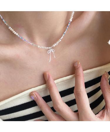 Shop Oralgo's Elegant Pearl Chain Necklace | Stylish & Versatile Daily Accessory - Buy Online on SooperMarket.com