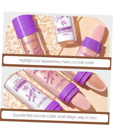 BELLIFFY 3pcs Highlight Pat Powder Highlighter Powder Patting Glitter Highlight Patting Powder Glitter for Hair Makeup Highlighter Body Highlighter Face Powder Compact Body Makeup - Buy Online on SooperMarket.com
