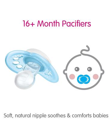 MAM Original Baby Pacifier | Nipple Shape for Healthy Oral Development | Sterilizer Case | 16+ Months | Camo Boy - Buy Online on SooperMarket.com