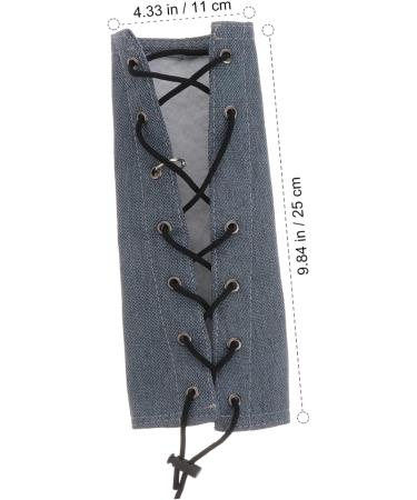 HAPINARY Parrot Arm Cover Bird Training Pad Pet Shoulder Pad Bird Shawl Bird Supplies Cotton 25x11cm Blue - Buy Online on SooperMarket.com