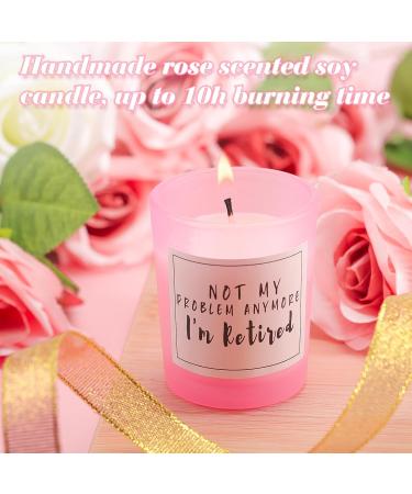 2024 Retirement Gifts for Women | Pink 20oz Coffee Tumbler Lavender Bath Balls Soap & Candles | Perfect Funny Gift for Teachers & Nurses - Buy Online on SooperMarket.com