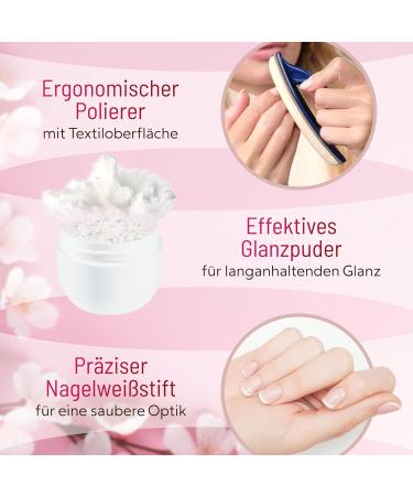 Nail Buffing Kit : Leather Buffer ( Polisher ) and Powder - Buy Online on SooperMarket.com