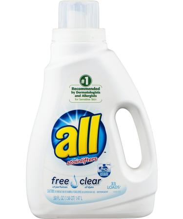 All Free & Clear with Stainlifters Detergent - 33 Loads