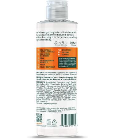 Faith In Nature Grapefruit & Orange Conditioner - Vegan, Cruelty Free, SLS & Paraben Free - 400ml (Pack of 1) - Buy Online on SooperMarket.com
