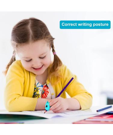 Buy Vicloon Ergonomic Pencil Handles - 3 Writing Aids for Kids Includes 6 Cartoon Pen Caps & Owl Design (Green) - Perfect for Right & Left-Handers | International Shipping Available - Buy Online on SooperMarket.com