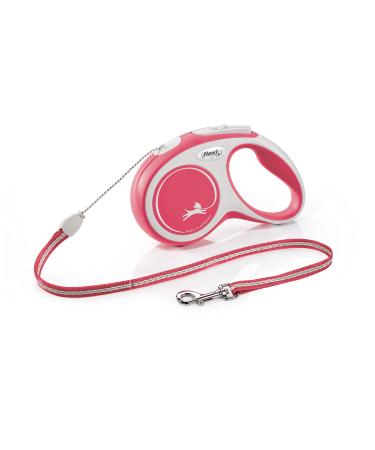 flexi dog leash extendable with soft handle 3 m / 5 m / 8 m / 8 m / 8-20 kg red small 4000498042823 red small