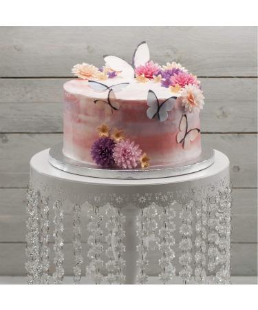 Edible Wafer Flowers for Cake Decoration - Dekozauber24 12 Pieces 6 Colors - Perfect for Cakes & Desserts - Buy Online on SooperMarket.com