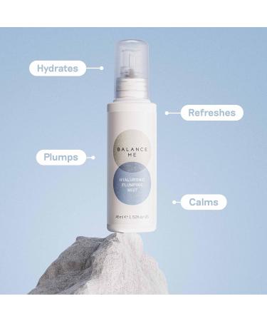 Buy Balance Me Hyaluronic Plumping Mist - Natural Face Toner for Hydration Calmness & Plumping - Vegan Cruelty-Free - 45ml - Shop Internationally - Buy Online on SooperMarket.com