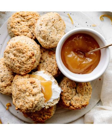 English Scone Mix  Lemon Poppyseed by Sticky Fingers Bakeries â Easy to Make English Scones Fresh Baked  Makes 12 Scones (2 pk) 1 Pound (Pack of 2) - Buy Online on SooperMarket.com