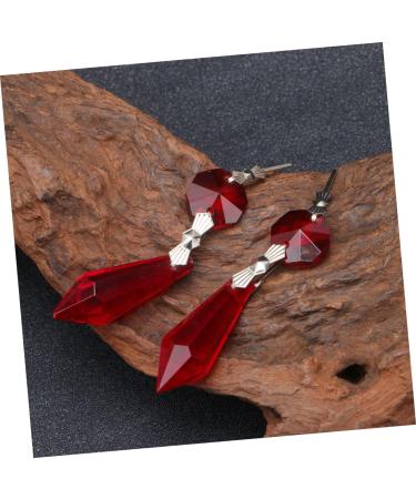 ABOOFAN 1 Crystal Ceiling Healing Chandelier Prism Chandelier Crystal Pendant Lighting Window Pendant Buckle As Shown 7.40X1.60X1.60CM - Buy Online on SooperMarket.com