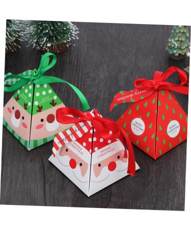 HOMSFOU 30pcs Box Party Favor Boxes Christmas Cookie Bags Christmas Container Christmas Treat Boxes Christmas Goodies Boxes Holiday Cardboard Boxes Xmas Gift Boxes Candy Packing Boxes - Buy Online on SooperMarket.com