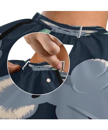Kigai Cute Koalas Barber Cape - Professional Waterproof Hair Cutting Cape with Adjustable Snap Closure for Men & Women - Buy Online on SooperMarket.com