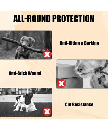 Breathable Mesh Dog Muzzle Anti Barking & Biting Chewing Dog Mouth Guard with Reflective Strap Adjustable Soft Basket Muzzle for Small Medium Large Dog (L) - Buy Online on SooperMarket.com