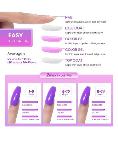 HTPARY Bright Grey Gel Nail Polish | Long Lasting, Soak Off, UV/LED Cure | Nail Art Manicure Salon Quality | Perfect DIY Gift for Girls & Women - Dark Grey - Buy Online on SooperMarket.com